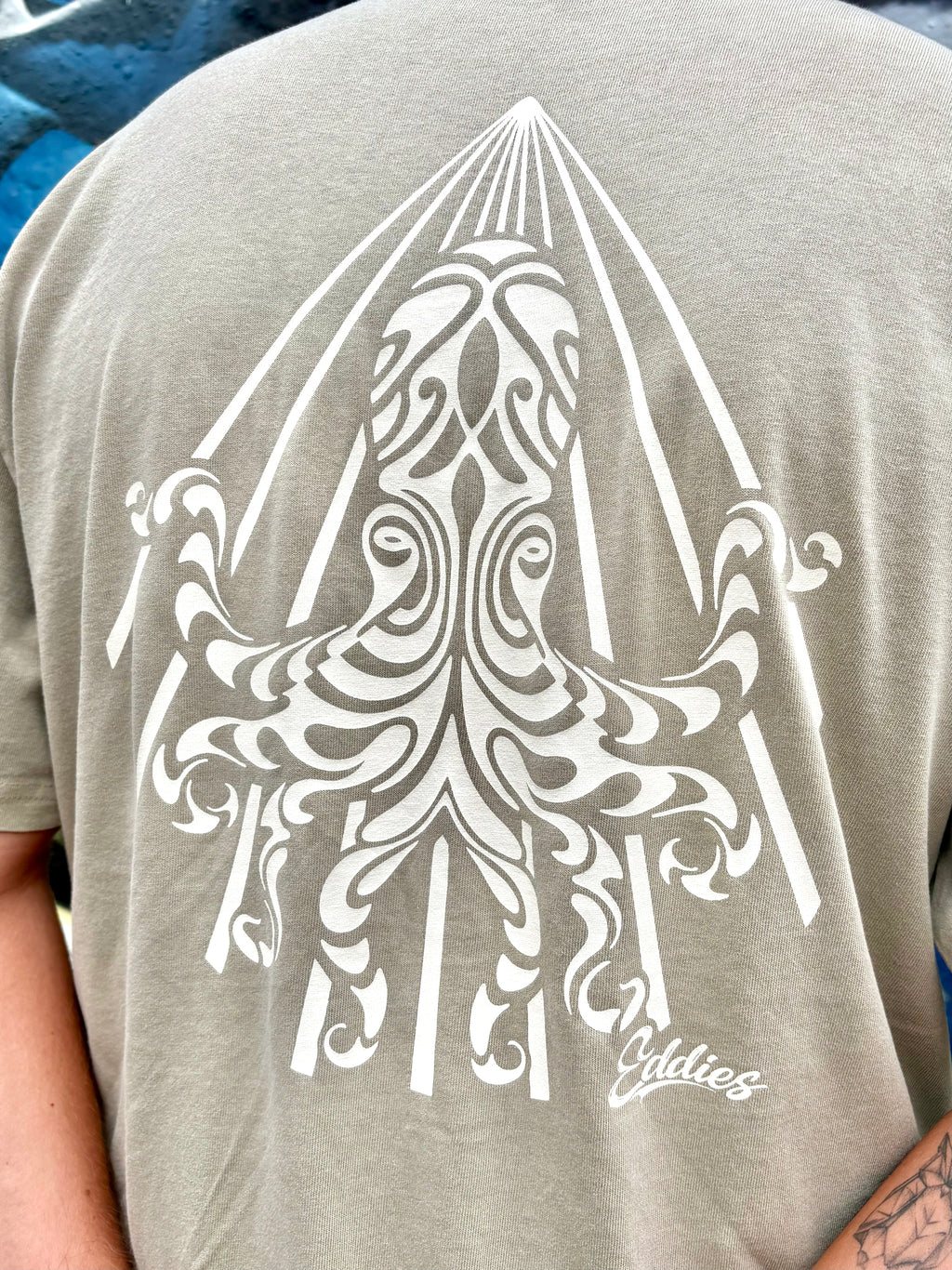 Eddies Octopus Back Print Tee