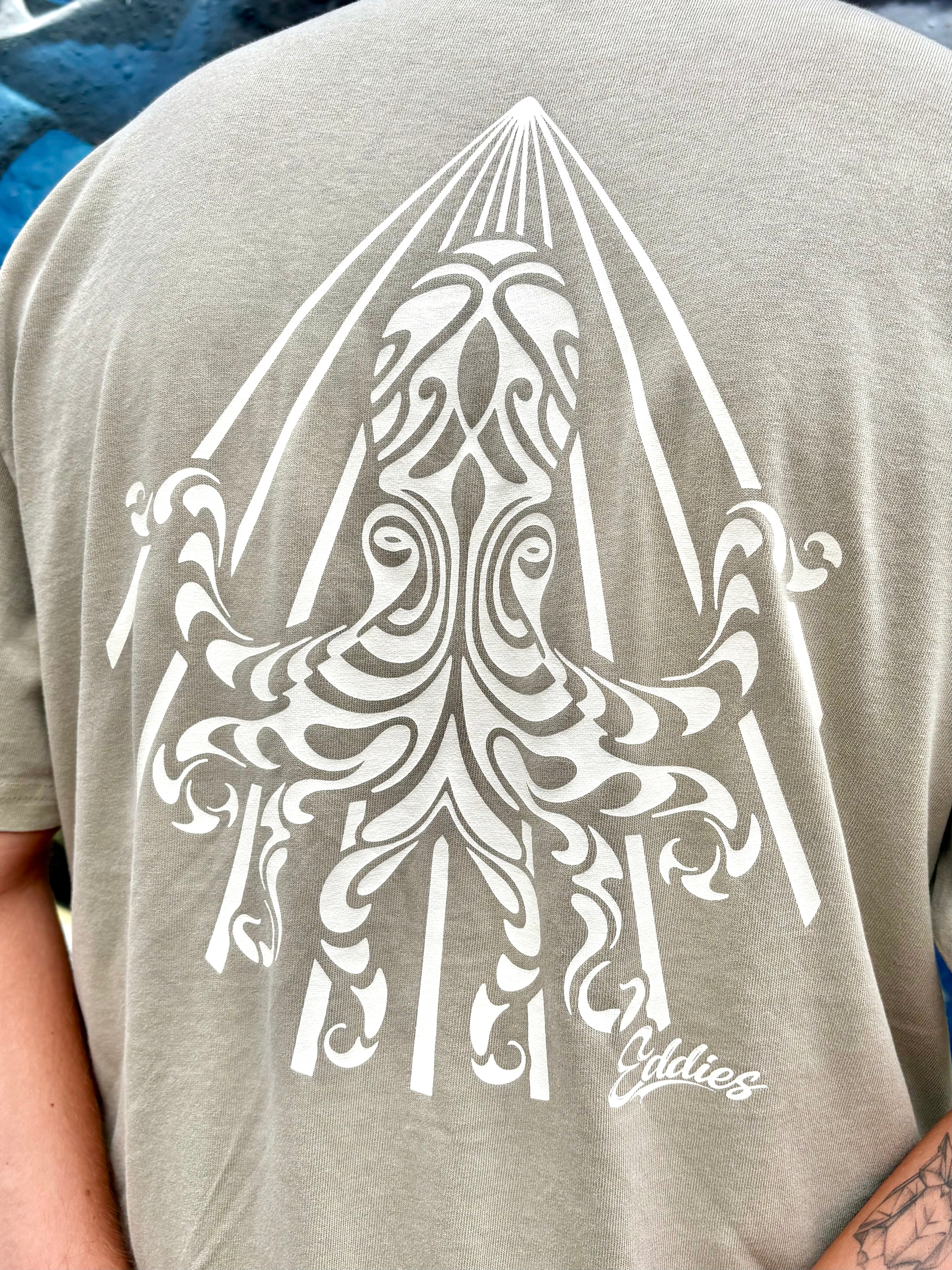 Eddies Octopus Back Print Tee